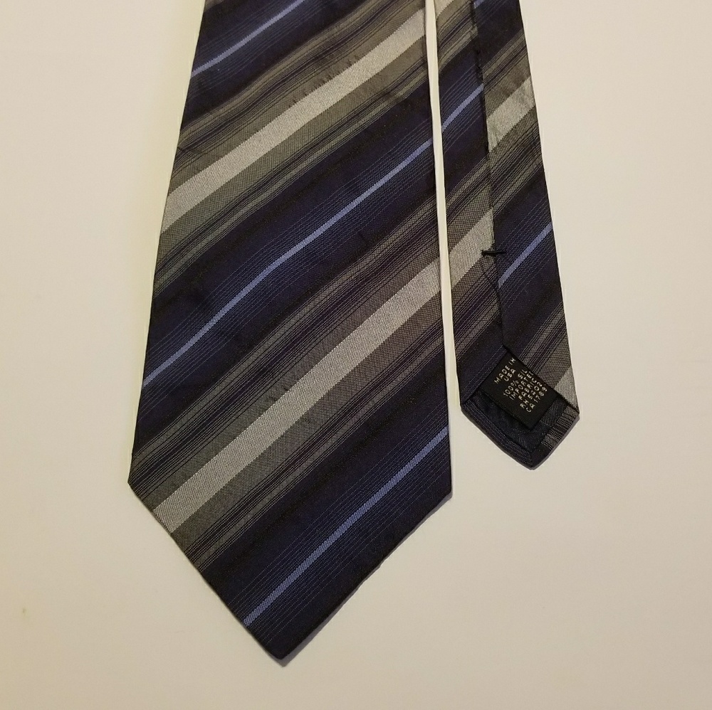 Banana Republic Neck Tie Striped 100% Silk